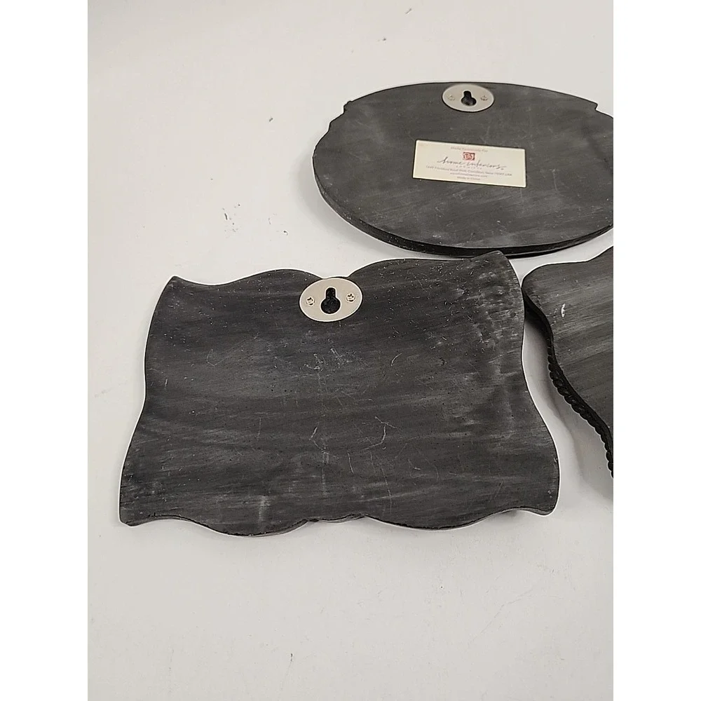 VTG Home Interiors Western Rodeo Buckle Wall Plaques‎ Horse Star Bronco Set of 3